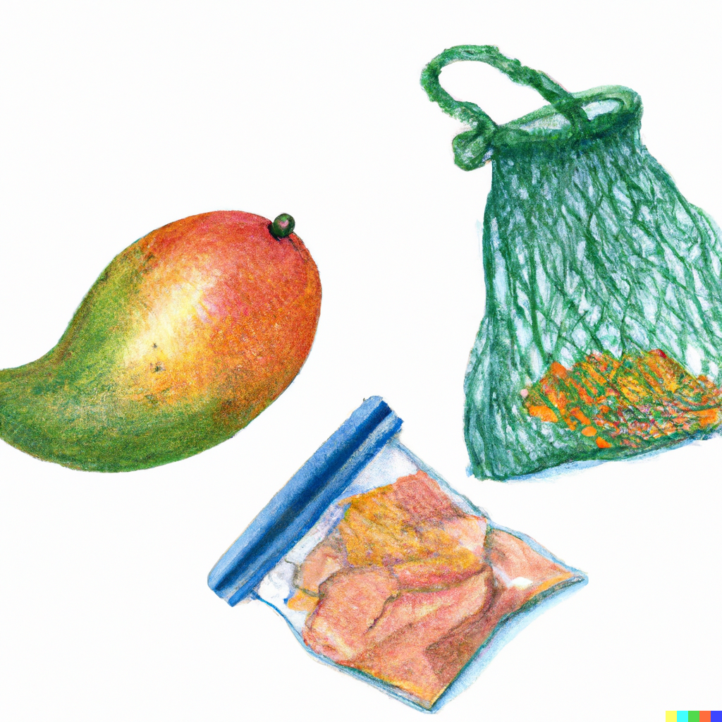 eco-friendly waste management with fruit
